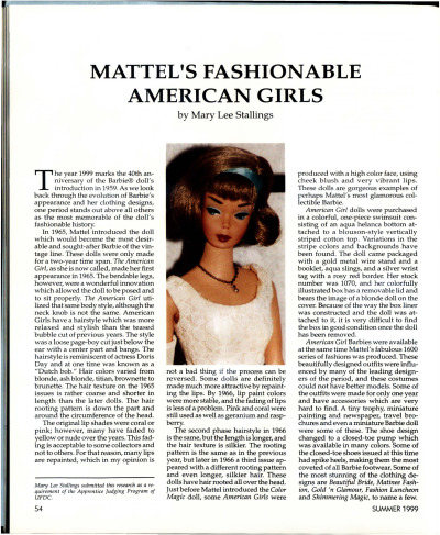 Summer 1999 Featured Article
